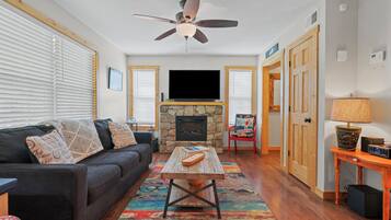 TV connectée, cheminée