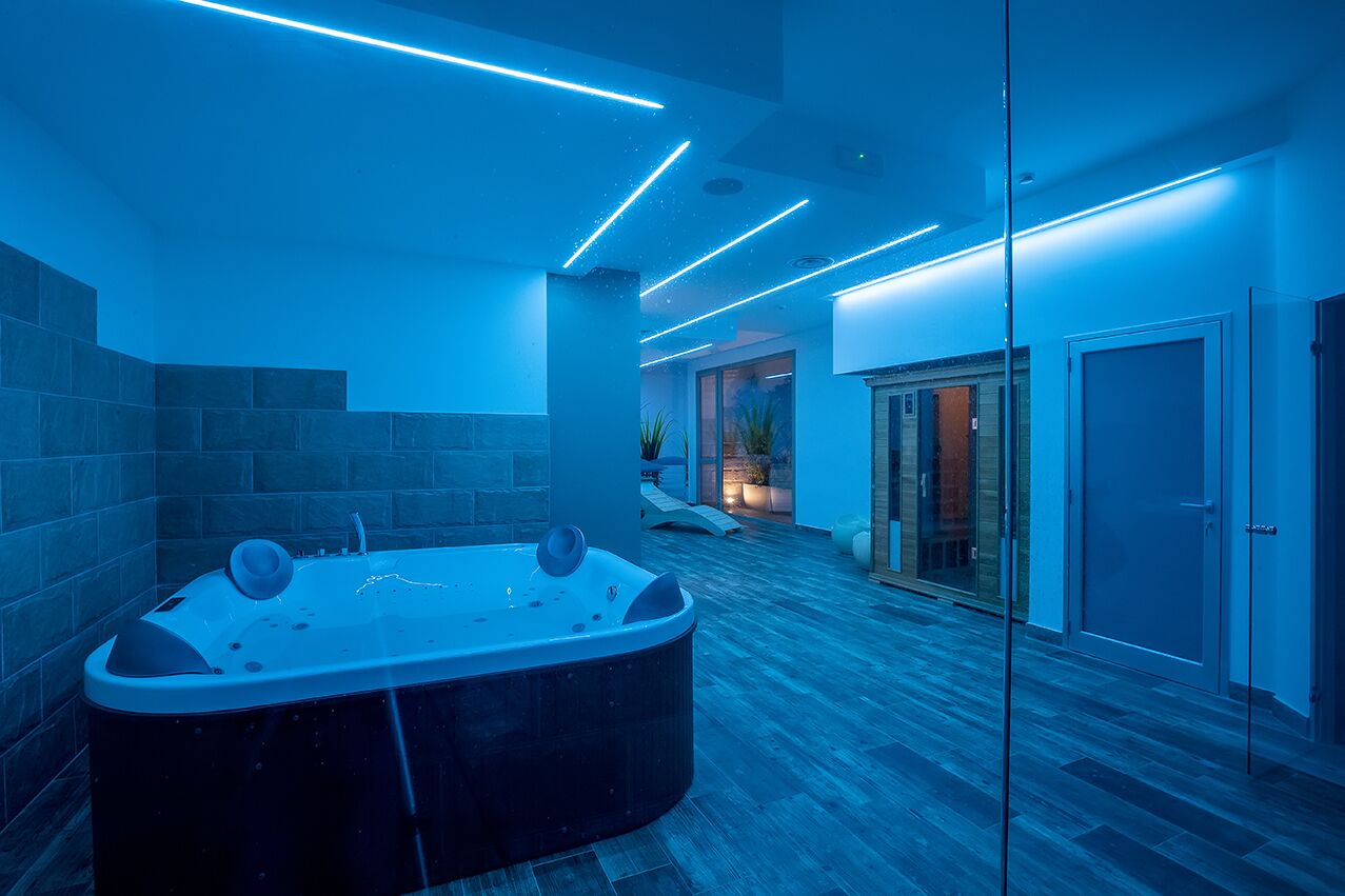 Bain à remous intérieur