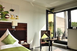 Chambre Familiale, balcon | Coin séjour