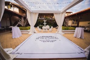 Área interna para casamento