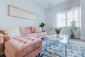 TV, offices - Sanctuary Co Loft in Downtown Johnson City (Johnson City)