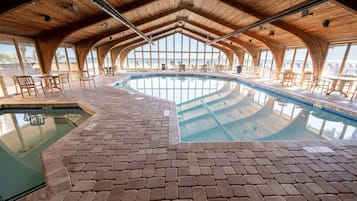 Indoor pool, a heated pool