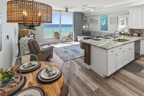 Smart TV, DVD player, books, video library