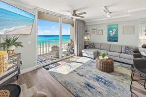 Smart TV, DVD player, books, video library