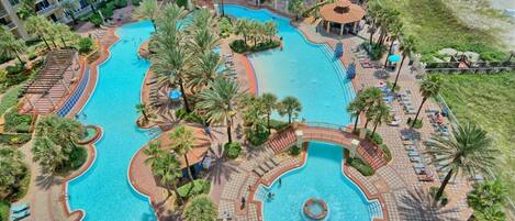 Indoor pool, outdoor pool