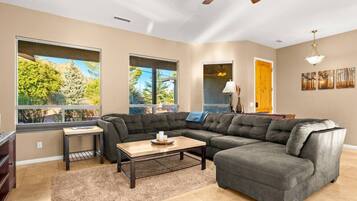 Smart TV, video games, books, video library