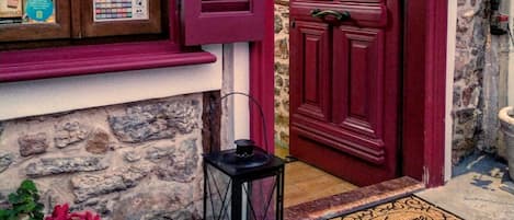 Entrée de l’hébergement