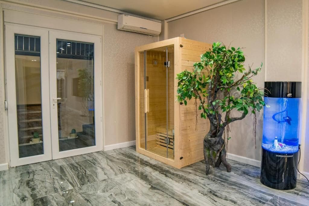 Appartement Deluxe, sauna (2) | Salle de bain