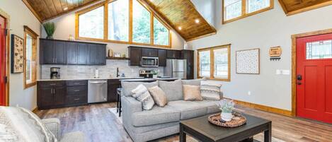 Smart-tv en een open haard