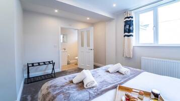 2 bedrooms, iron/ironing board, travel crib, WiFi