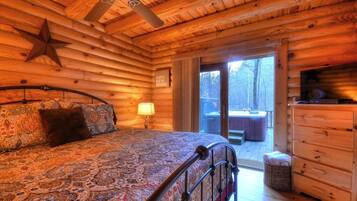Cabin, 3 Bedrooms | 3 bedrooms, bed sheets
