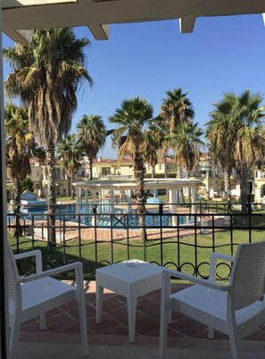Vue depuis le balcon