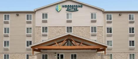 Majoituspaikan julkisivu