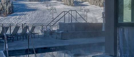 Indoor pool, outdoor pool