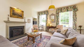 TV, fireplace, DVD player