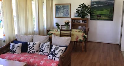 Clean single room across the street from the beach. 5 min walk to Historic town