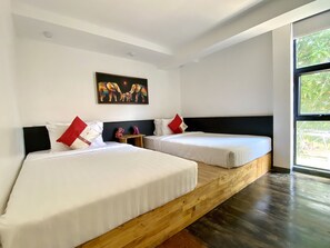 Double or Twin Room with Swimming Pool Access | In-room safe, individually decorated, free WiFi, bed sheets - Pride Boutique Hotel - Catering to LGBTQ (Siem Reap)
