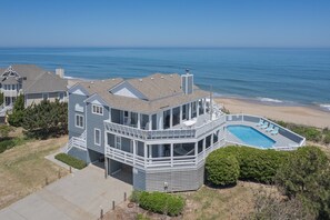 Exterior - 2065 - Sweet Home Carolina - Oceanfront Escape w/ Pool, Hot Tub & Views (Corolla)