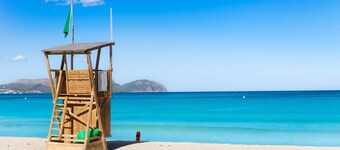 Maristany in Alcudia for 6 to 350m from the beach AC, Wi Fi