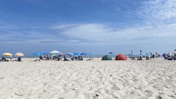 Vlak bij het strand