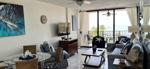 TV, DVD player, table football, ping pong