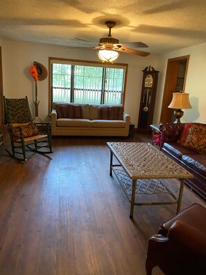 智能電視、壁爐、DVD 播放機、影像庫