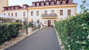A szálláshely homlokzata