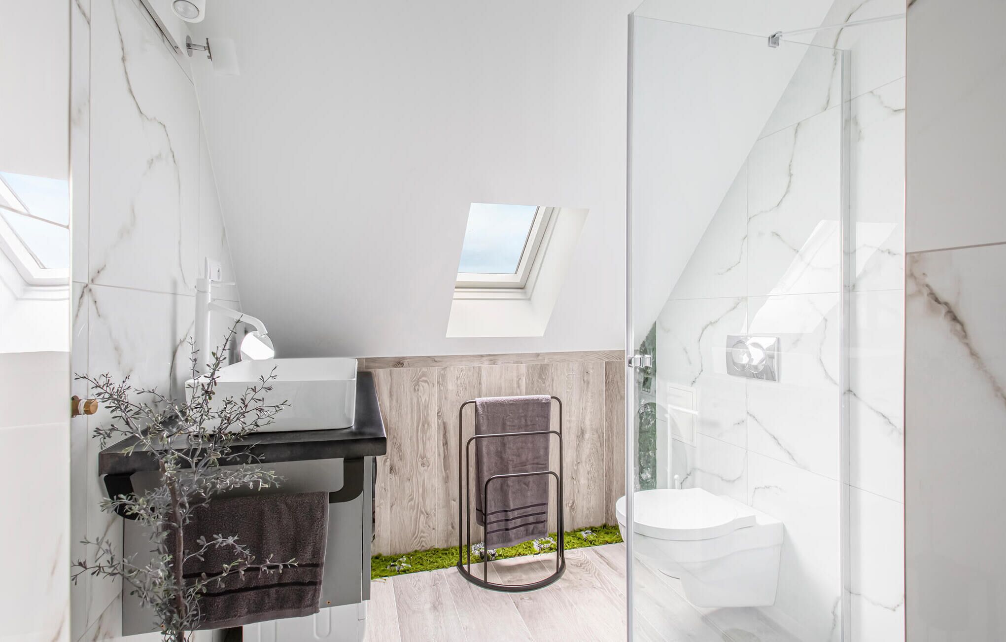 Combined shower/tub