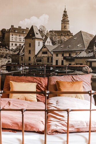 Velký stylový byt v centru Krumlova