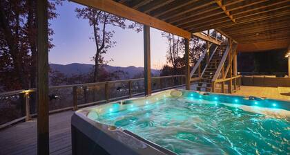 Asheville's Best View - Arcade, Spa, Theater @ Skyridge Villa