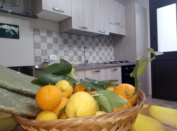 Kühlschrank, Ofen, Herdplatte, Wasserkocher