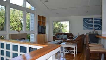 TV connectée, cheminée, médiathÚque