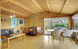 TV, fireplace, DVD player
