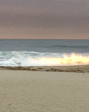 On the beach