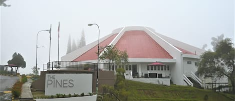 Façade de l’hébergement