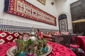 Room, 1 Bedroom, Smoking, Patio | Dining - Room-riad Taha - Kenza Room (Fes)