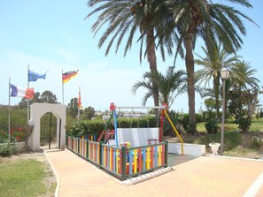 House, 2 Bedrooms, Smoking, Terrace | Children's area - Impressive in Ground Floor With Terrace of 2 Rooms and Pool (Vera)