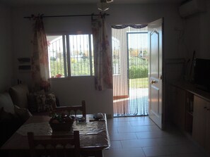 Dining room - Impressive in Ground Floor With Terrace of 2 Rooms and Pool (Vera)
