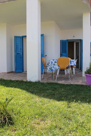 Shared Dormitory, 1 Bedroom, Accessible, Smoking | Terrace/patio - Room in Guest Room - S'olivariu Village Affittacamere - Superior King Room (Piscinas)