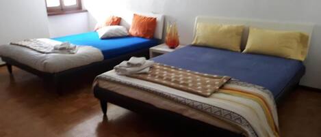 1 bedroom, iron/ironing board, bed sheets