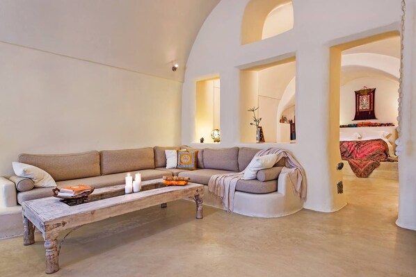 Casa, 2 camere da letto, patio, vista oceano | Area soggiorno