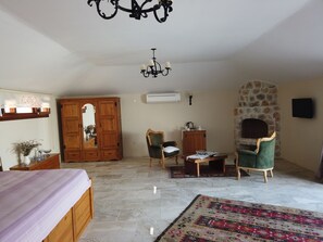 Room, Multiple Bedrooms, Fireplace | Living area - Exclusive Boutique Hotel (Fethiye)