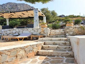 Room, 1 Bedroom, Balcony, Garden View | BBQ/picnic Area - Private Spacious Room Full Sea View (Hersonissos)