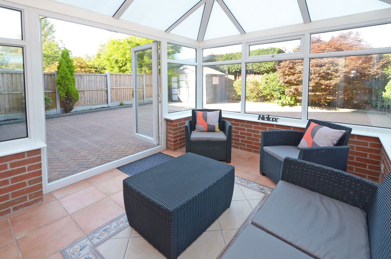 Ferienhaus, 4 Schlafzimmer, Terrasse, Gartenblick | Außenbereich