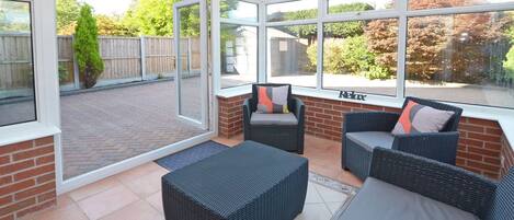 Ferienhaus, 4 Schlafzimmer, Terrasse, Gartenblick | Aussenbereich