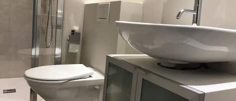 Appart'hĂŽtel, 1 chambre, fumeur, balcon | Salle de bain