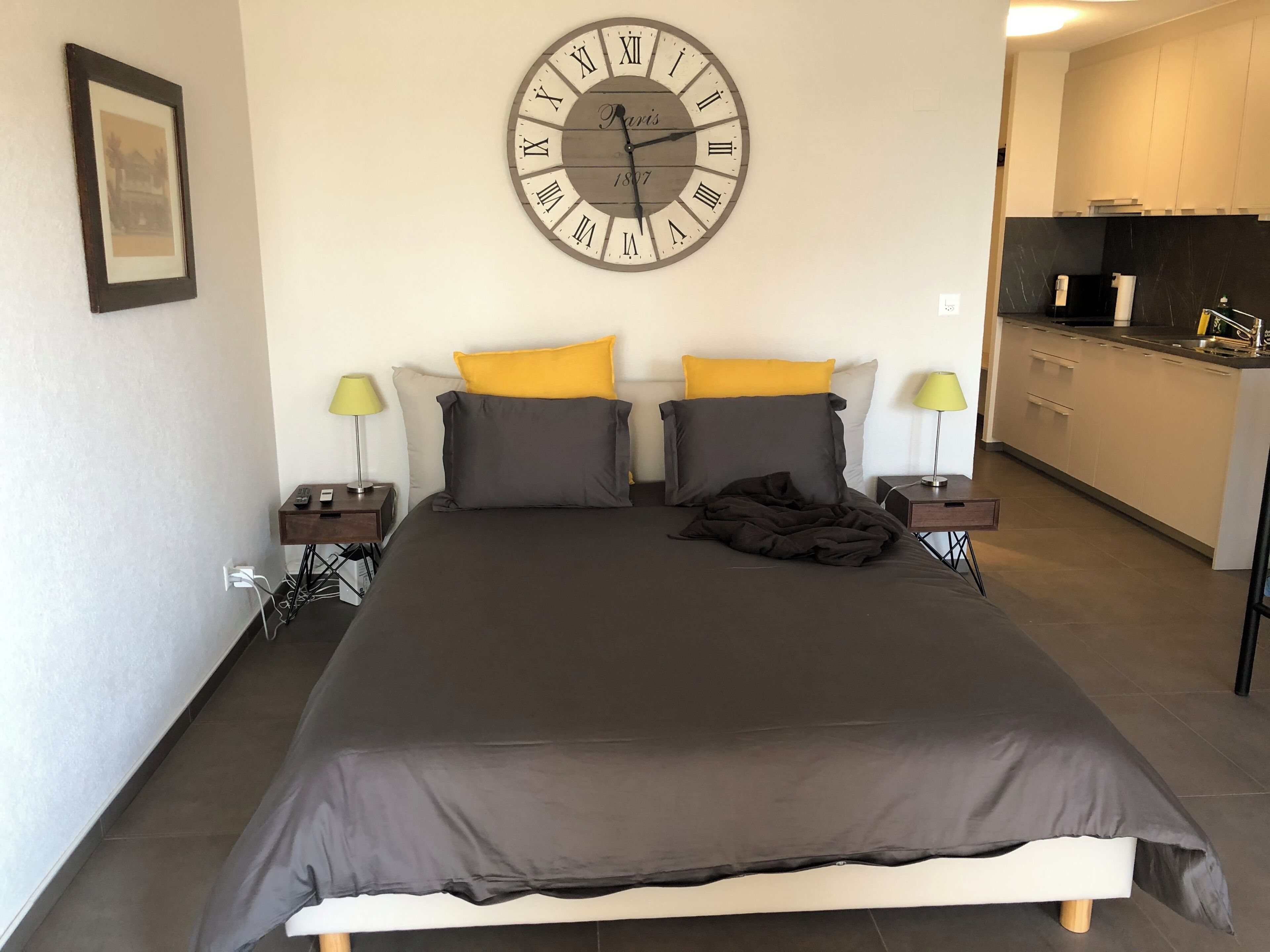 Appart'hôtel, 1 chambre, fumeurs, balcon | 1 chambre, lit parapluie
