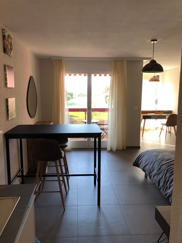 Condo, 1 Bedroom, Smoking, Balcony | Dining - Amazing Studio In Lausanne Close To Epfl and Unil (Ecublens)