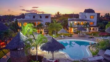 Room, 1 Bedroom, Smoking, Balcony | Pool | Outdoor pool