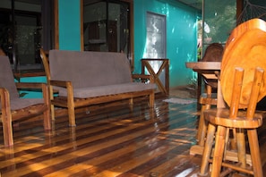 Bungalow, 1 Bedroom, Balcony, Garden View | Living room - Enchanting House Overlooking the Primary Forest (Drake Bay)